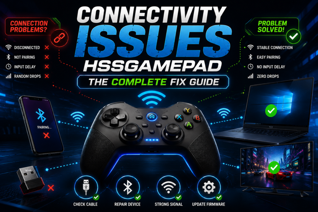 Connectivity Issues HSSGamepad – The Complete Fix Guide