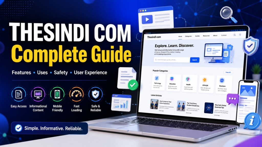 Thesindi com Explained: Ultimate Guide to Features, Uses & Safety