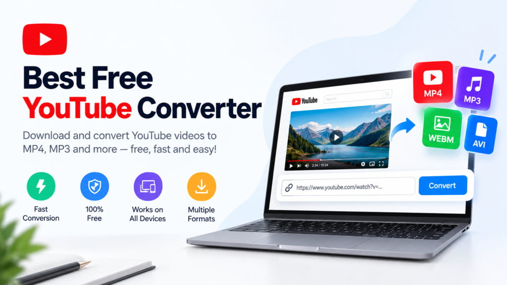 Best free YouTube converter for converting videos to MP4 and MP3
